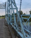 The lifting bridge over the Tina River ÃÂ»uÃâawy in Poland.